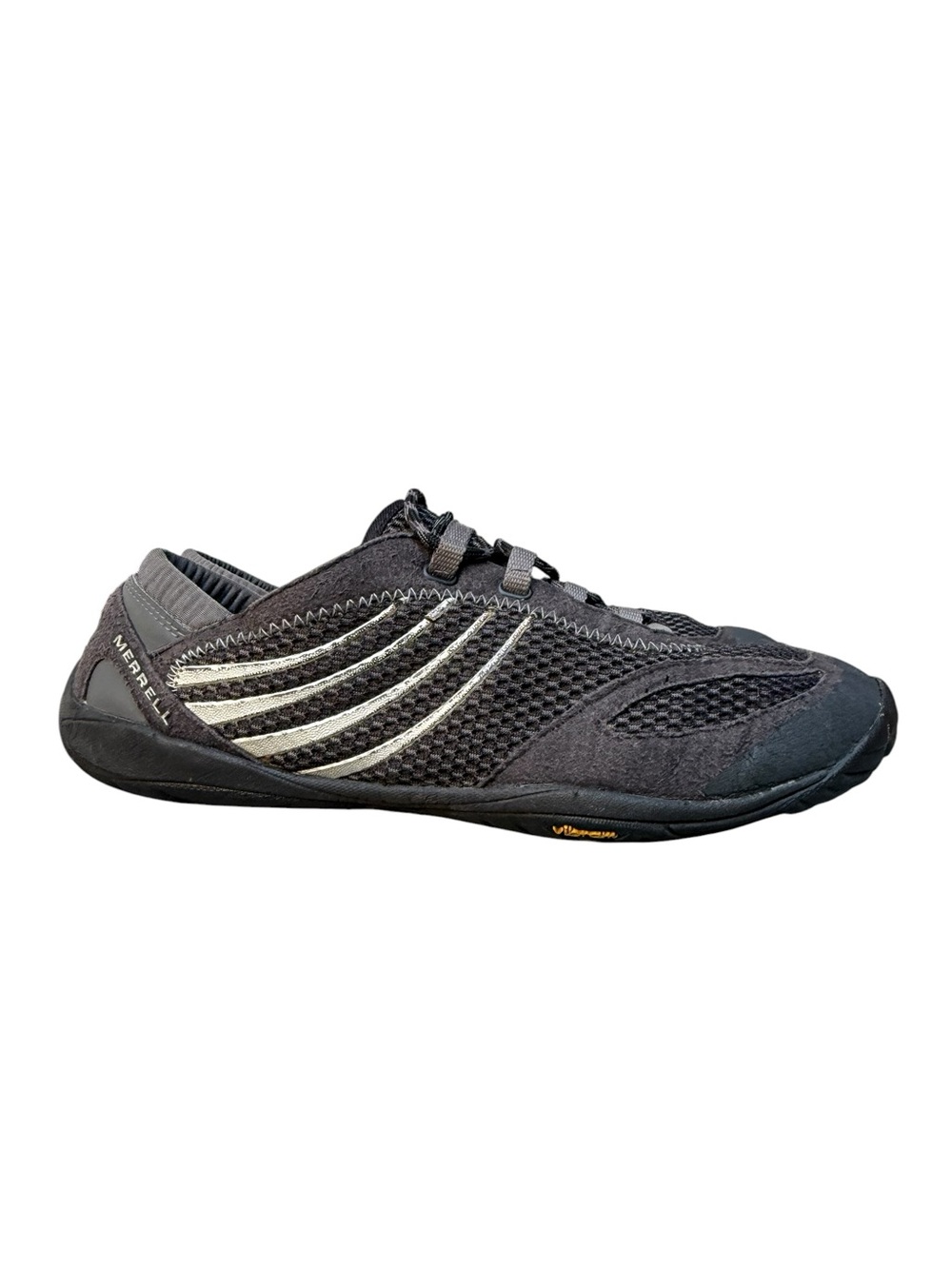 Merrell Pace Glove Black Barefoot Minimalist Running Shoes Womens Size 10